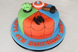 avengers superhero birthday cake